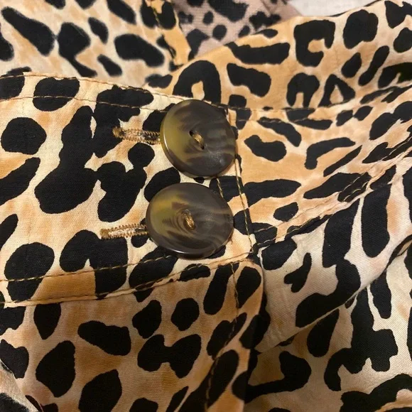 Faithful the Brand Valois Leopard Print Midi Skirt Size 8 - Picture 9 of 10